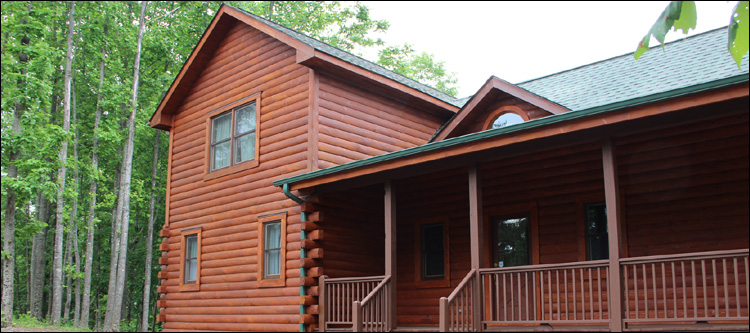 Log Home Staining in Wilkes County,  North Carolina