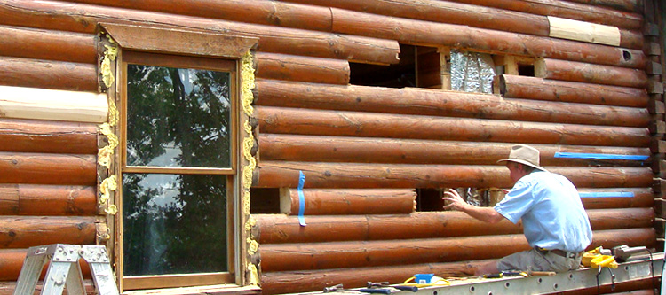 Log Home Repair Ronda,  North Carolina
